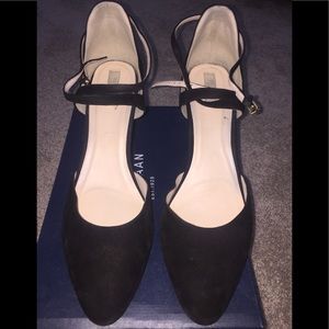 Cole Haan Black Suede wedge heels, size 11